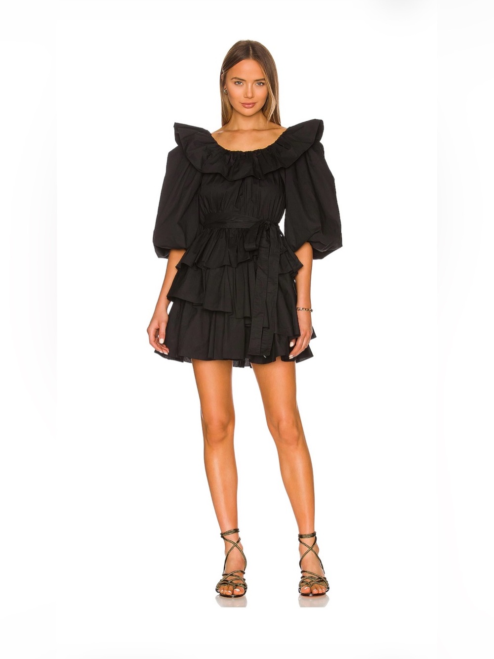 Ulla Johnson Giselle Ruffle-Detail Dress - EUC